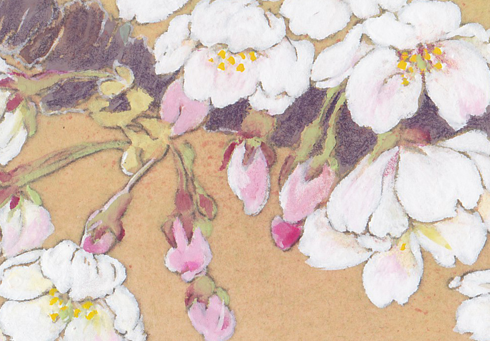 横尾英子・日本画・桜