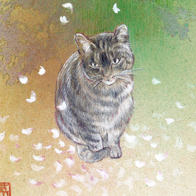 横尾英子・花時雨写真