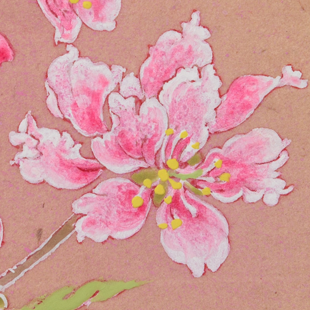 横尾英子・花笑み(桃の花)ホ写真